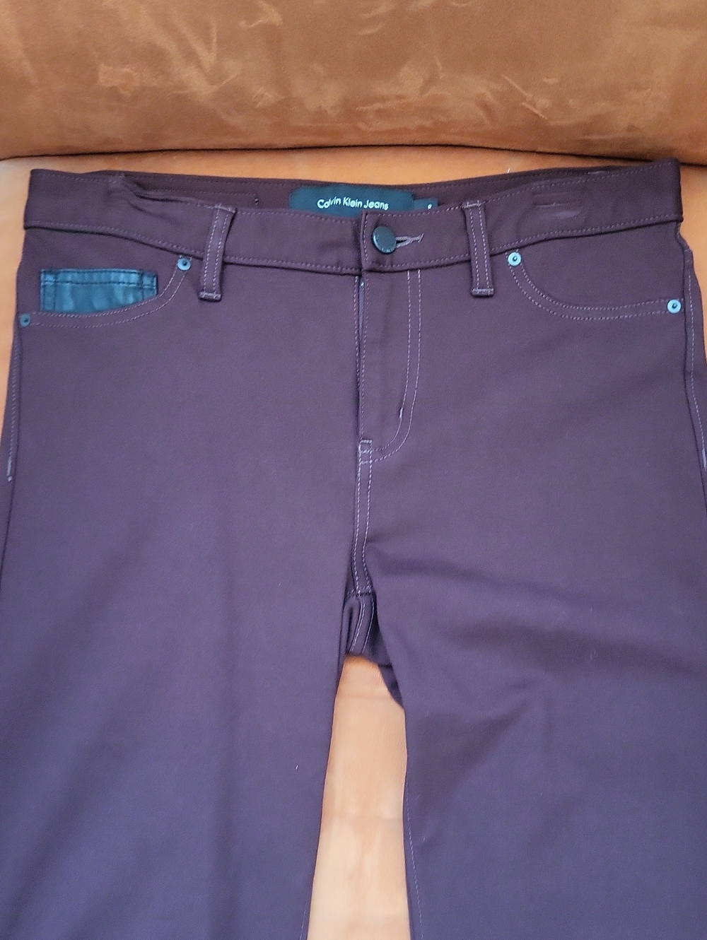 Calvin Klein Deep Plum Slim Jeans